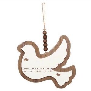 New Collins Painting wooden dove ornament